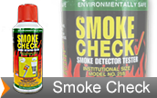 Smoke in a can to test smoke detectors